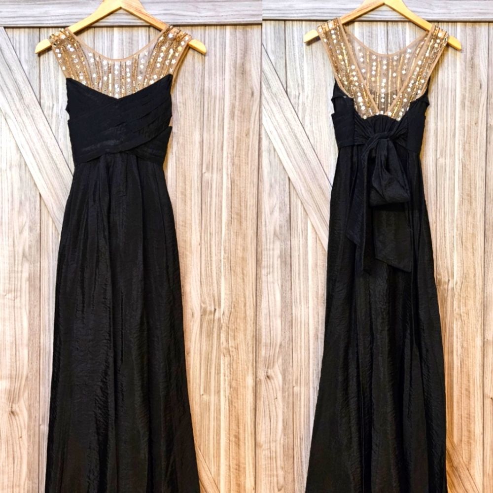 Tracy Reese Vintage Sequin Silk Blend Gown Y2K 90's
